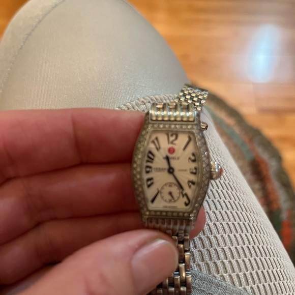 Michele Urban, Diamond watch, Sapphire crystal, Water resistant, Swiss movement - Picture 7 of 15